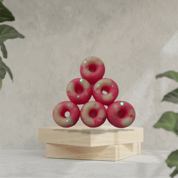 candy floss and marshmallow mini donuts wax melts