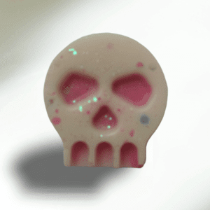 candy floss and marshmallow skull wax melts