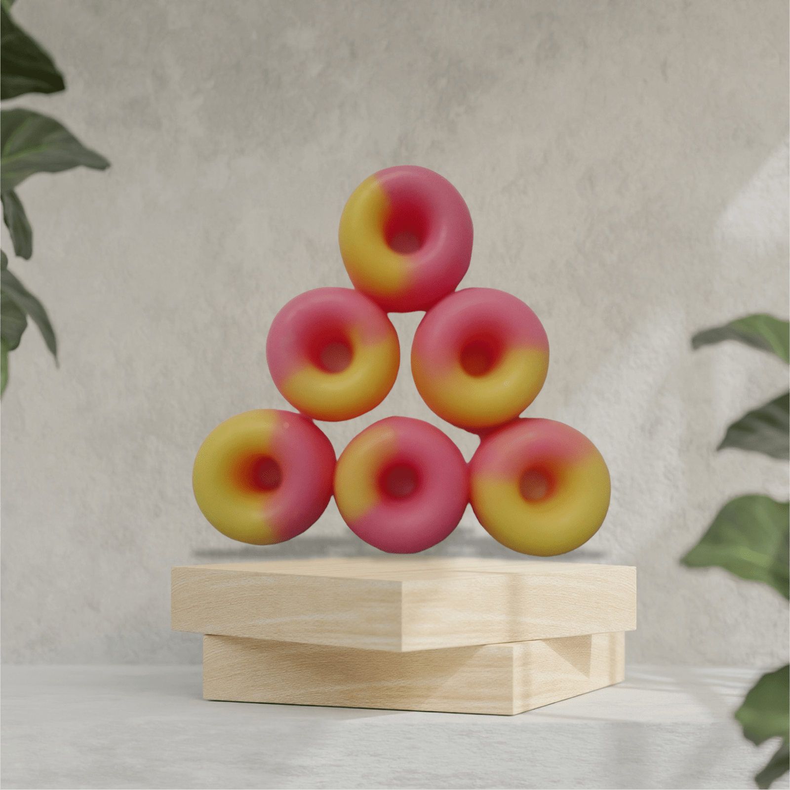 Rhubarb and Custard Donut Wax Melts