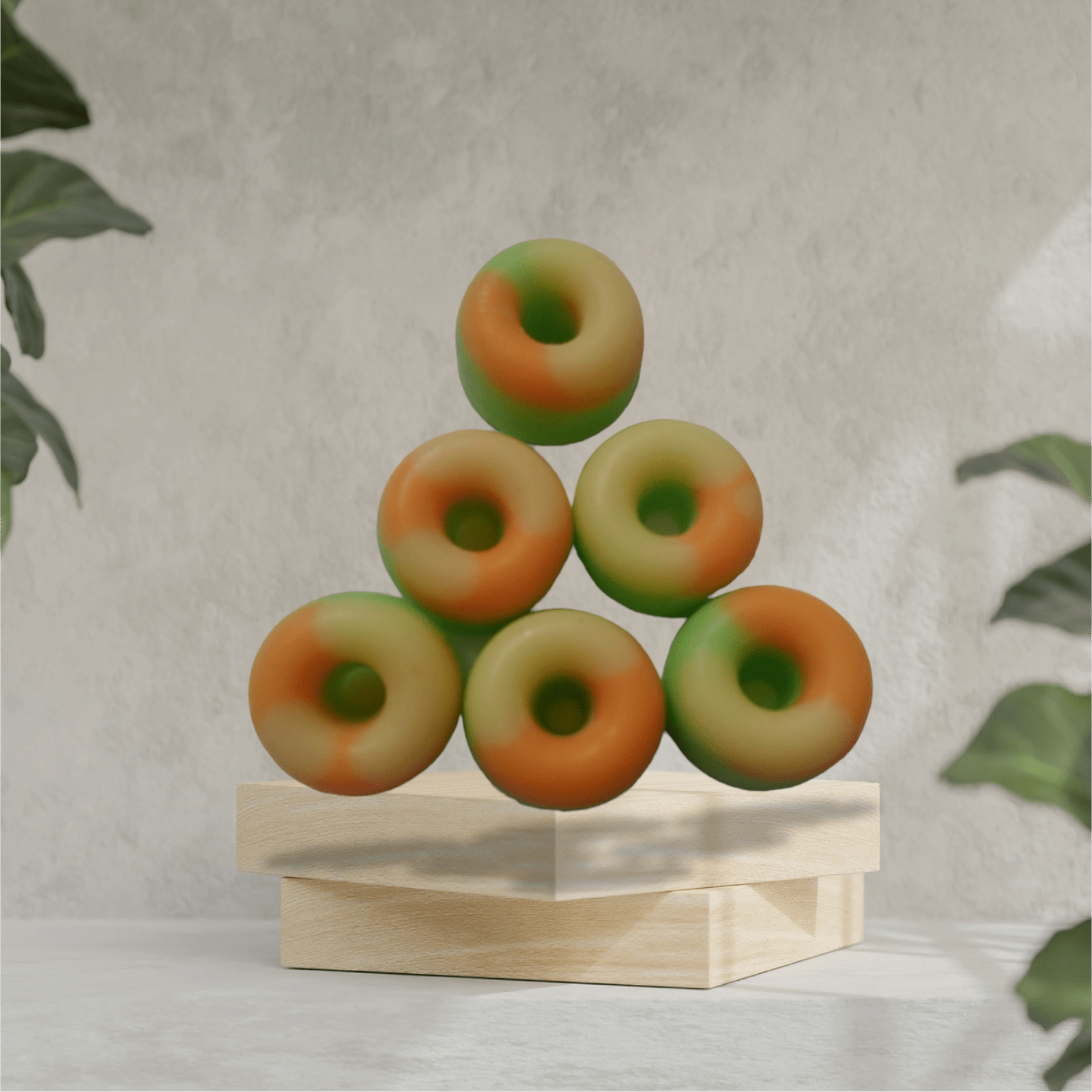 tropical paradise mini donuts wax melts
