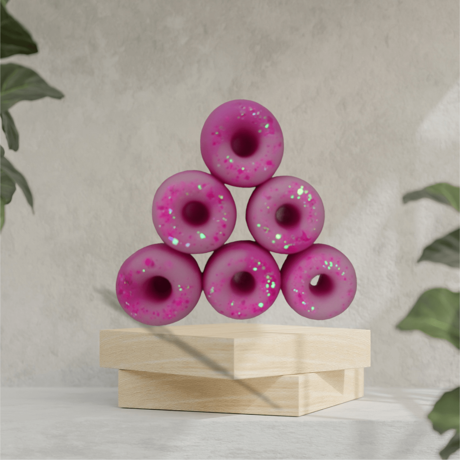 strawberry and lily mini donuts wax melts
