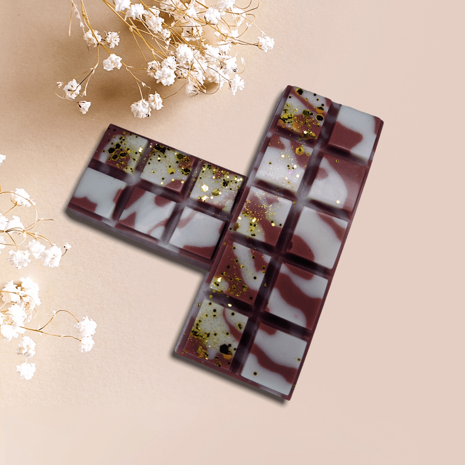 salted caramel wax melt snap bar