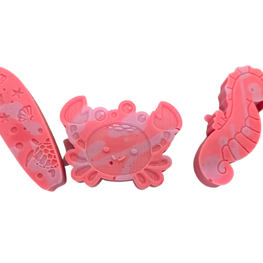 Rhubarb and Pear Wax Melts Summer shapes