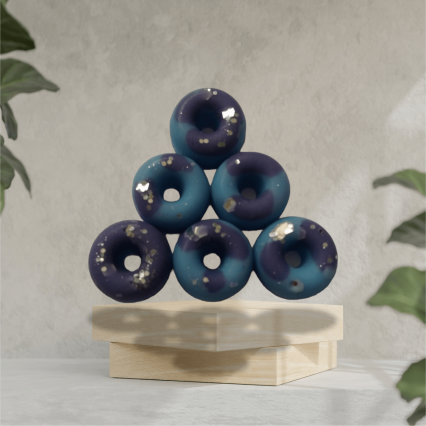 Black Raspberry & Vanilla Donut Wax Melts